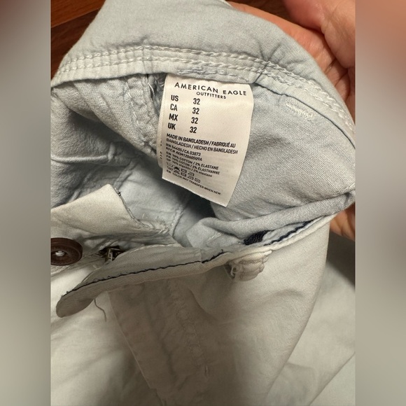 Men's Light Blue Shorts - Picture 3 of 4